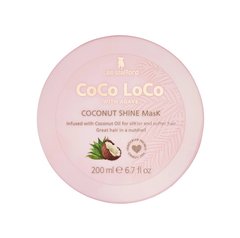 Radiance mask with coconut oil Coco Loco Coconut Shine Mask Lee Stafford 200 ml