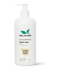 Soap liquid cosmetic citrus capacity De La Mark 500 ml