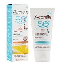 Солнцезащитный крем для детей SPF 50+ Acorelle 50 мл
