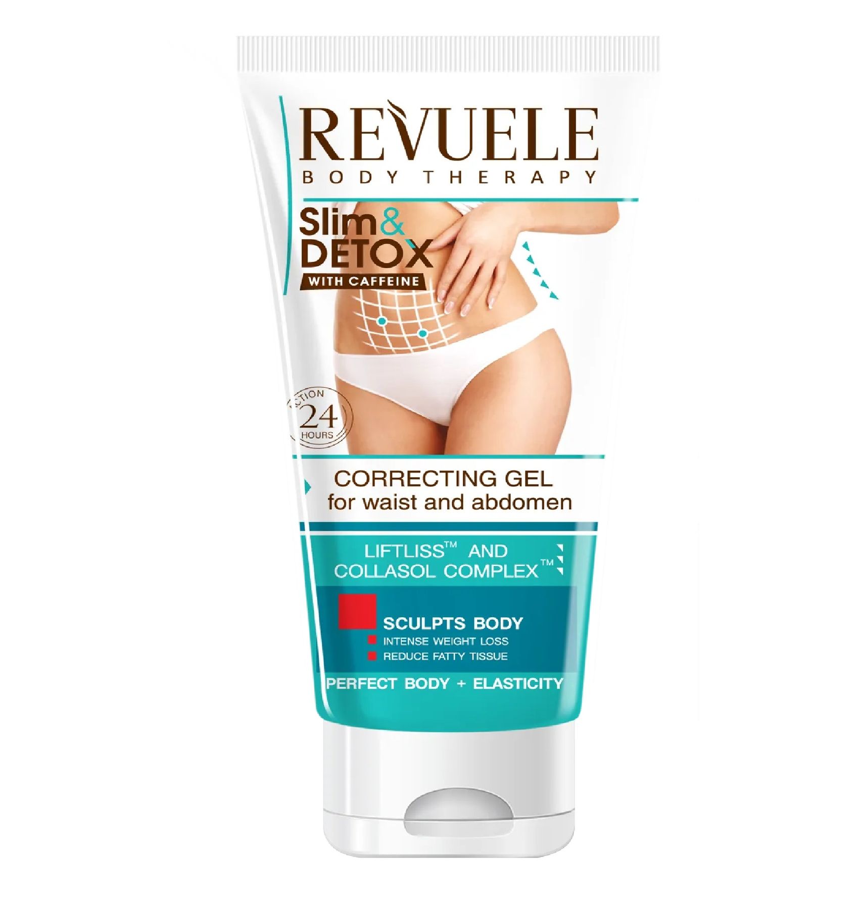 Buy for €5 Caffeine Waist & Tummy Correction Gel Slim & Detox Revuele 200 ml  with delivery in Ukraine and international shipping