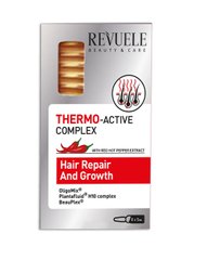 Термо активный комплекс для активации роста волос в ампулах Восстановление + Рост Revuele 8х5 мл