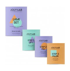 System for laminating eyebrows and eyelashes Joly:Lab 3 pcs. x 2 ml