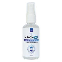 Чоловічий лосьйон для росту волосся Minoxidil 5% Minoxon 50 мл