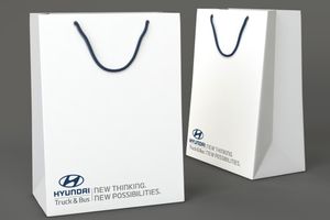 Paper bags with a logo: relevance and application