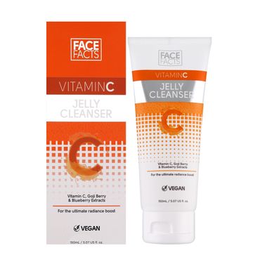 Желе для очищення шкіри обличчя з вітаміном С Face Facts 150 мл
