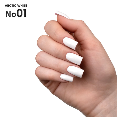 Гель-лак для нігтів 01 Arctic White Shelly 12 мл