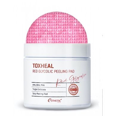 Facial Cleansing Peeling Pads Red Glycolic Esthetic House 100 pcs