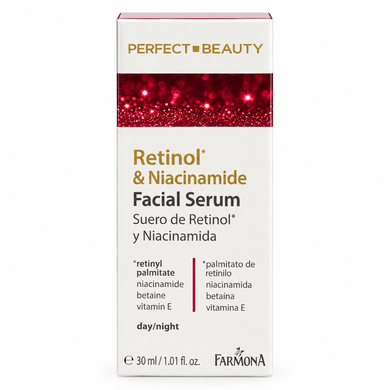 Увлажняющая сыворотка от морщин с ретинолом и ниацинамидом PERFECT BEAUTY Farmona 30 мл
