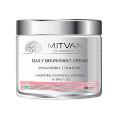 Поживний крем для обличчя Daily Nourishing Cream with Almond, Tea & Rose Mitvana 100 мл
