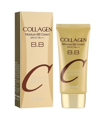 Тональный крем для лица BB Коллаген Collagen Moisture BB Cream SPF47 PA+++ Enough 50 мл