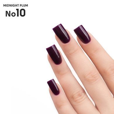Gel nail polish 10 Midnight Plum Shelly 12 ml