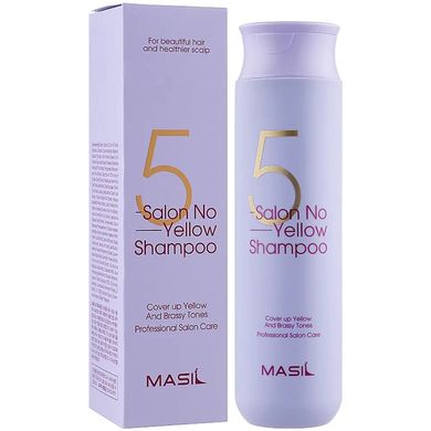 Шампунь проти жовтизни 5 Salon No Yellow Shampoo Masil 300 мл