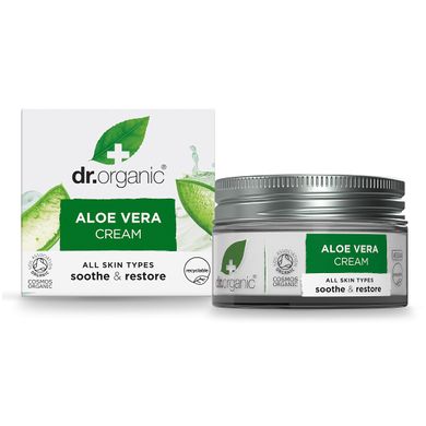 Soothing and restorative cream with aloe vera Dr.Organic 50 ml