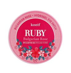 Гідрогелеві патчі для очей Рубін-Болгарська троянда Bulgarian Rose Hydrogel Eye Patch Petitfee & Koelf 60 шт
