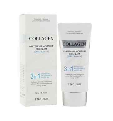 Тональний крем для обличчя BB Колаген Освітлення Collagen 3in1 BB cream Enough 50 мл