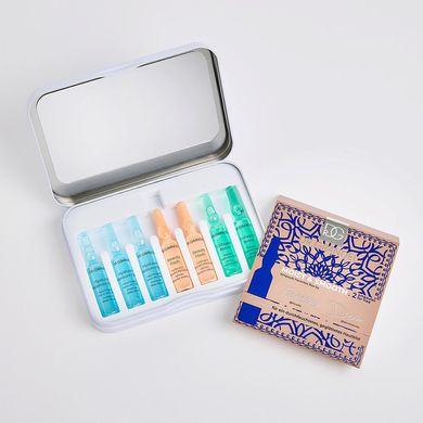 A set of ampoules Ampoule Favorites Box By Moist Smooth (3 Hyaluron Moisture Flash, 2 Beauty Flash, 2 Collagen Boost) Dr. Grandel 3 ml x 7 pcs