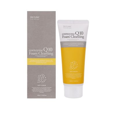 Rejuvenating foam with coenzyme Coenzyme Q10 Foam Cleansing 3W Clinic 100 ml