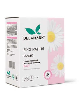 Phosphate-free washing powder Delamark Royal Powder Baby Chamomile 3 kg