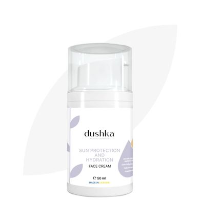 Sunscreen and moisturizing face cream with SPF 30 dushka 50 ml