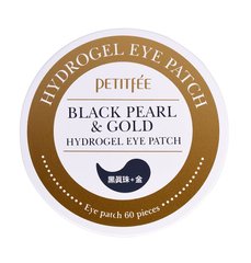 Hydrogel eye patches Pearl-Gold Black Pearl&Gold Hydrogel Eye Patch Petitfee & Koelf 60 pcs