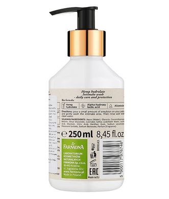 Emulsion for intimate hygiene Hemp MY'BIO Intima Farmona 250 ml