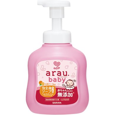 Hypoallergenic foam soap for babies Arau Baby 450 ml