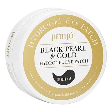 Гидрогелевые патчи для глаз Жемчуг-Золото Black Pearl&Gold Hydrogel Eye Patch Petitfee & Koelf 60 шт