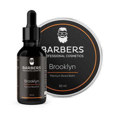 Beard Grooming Kit Barbers Brooklyn 80 ml
