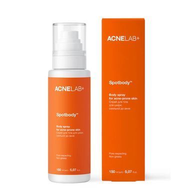 Body spray for acne-prone skin Spotbody Body spray for acne-prone skin ACNELAB+ 150 ml