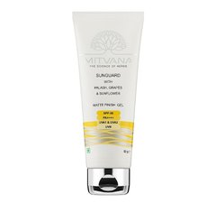 Sunscreen gel for face Sunguard SPF 50 Matte Finish Gel Mitwana 50 ml