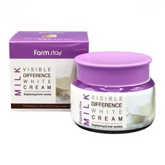 Освітлюючий крем для обличчя Visible Difference Milk White Cream FarmStay 100 г