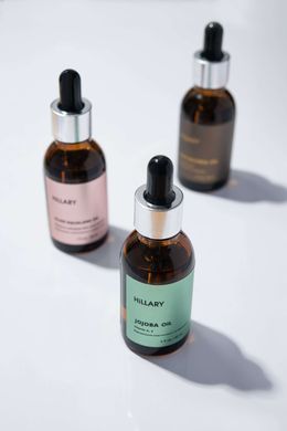 Set of natural oils for face and hair Natural Oil Trio Hillary