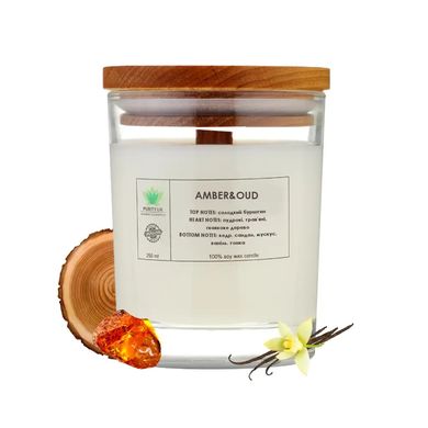 Aromatic candle Amber&Oud L PURITY 150 g