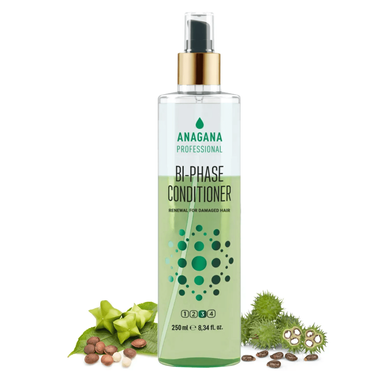 Двофазний кондиціонер Відновлення для пошкодженого волосся BI-PHASE CONDITIONER renewal for damaged hair ANAGANA 250 мл