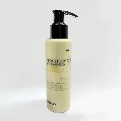Shimmer cream-gel moisturizing Shiny Vanilla Hillary 100 ml