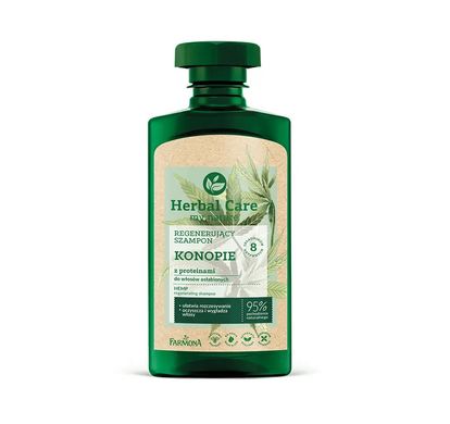 Hemp shampoo for hair with proteins Herbal Care Farmona 330 ml