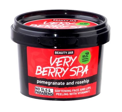 Peeling for face and lips Very Berry Spa Beauty Jar 120 ml