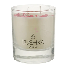 Candle in a glass Heart Dushka 140 g