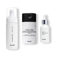 Set Enzyme cleansing and moisturizing for dry skin + Hillary foam