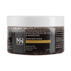 Anti-cellulite body scrub Coffee with cinnamon Mak Malvy 250 ml