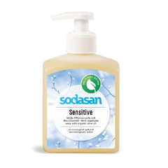Органическое жидкое мыло Sensitiv для чувствительной кожи SODASAN 300 мл