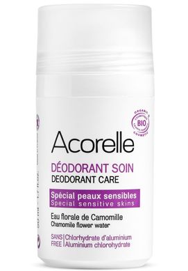 Освежающий минеральный дезодорант для чувствительной кожи Ромашка и миндаль Acorelle 50 мл