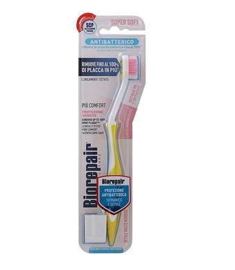 Toothbrush for gum protection Perfect cleaning Yellow Ultrasoft BioRepair
