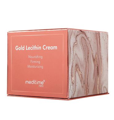 Антивіковий преміум ліфтинг-крем з гідролізованим лецитином та золотом NEO Gold Lecithin Cream Meditime 50 мл