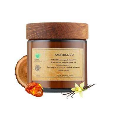Aroma candle Amber&Oud M PURITY 100 g