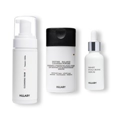 Set Enzyme cleansing and moisturizing for oily skin + Hillary foam