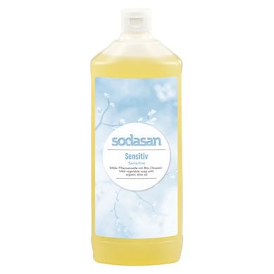 Органическое жидкое мыло Sensitiv для чувствительной кожи SODASAN 1 л
