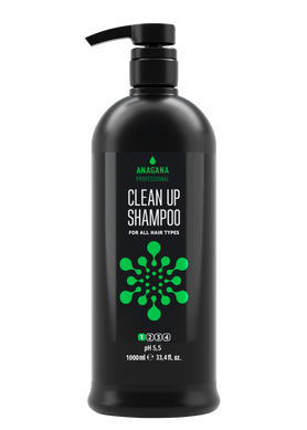 Shampoo deep cleansing for all types of hair Clean Up Shampoo for All Hair Tipes Anagana 1000 ml
