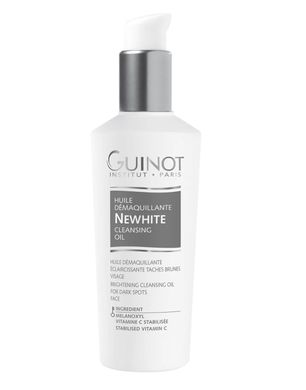 Illuminating make-up remover oil Huile Demaquillante Eclaircissante Guinot 200 ml