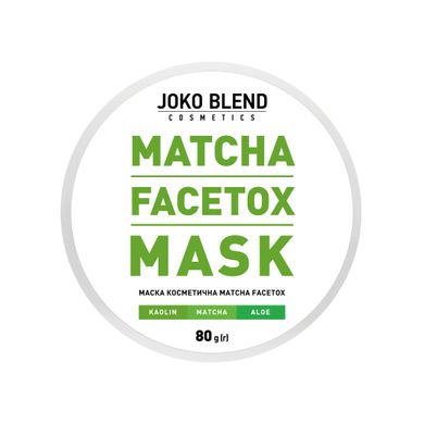 Маска для обличчя Matcha Facetox Mask Joko Blend 80 г